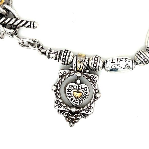 Brighton Life, Heart,Spirit Toggle Bracelet - Picture 3 of 4